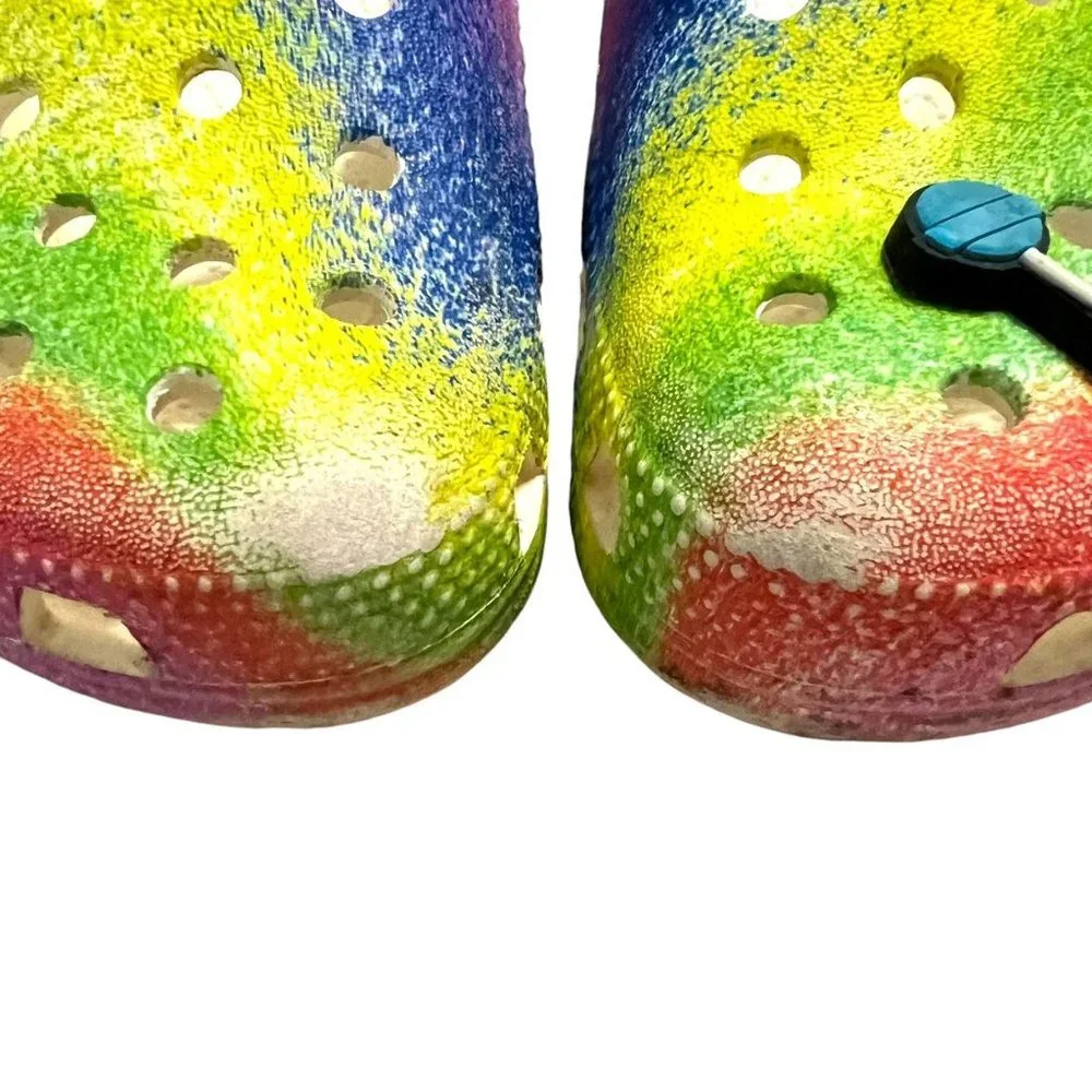 Crocs C12 Classic Spray Dye Tie Dye Clogs